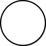 white circle