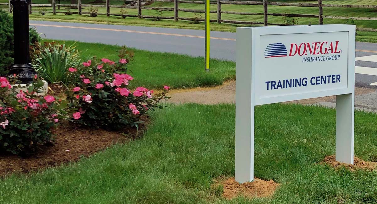 Donegal Insurance Group training center signage