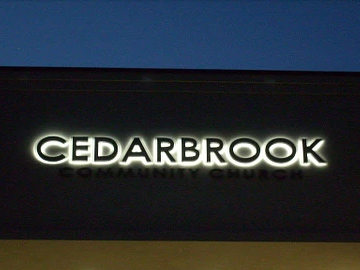 Example illuminated sign