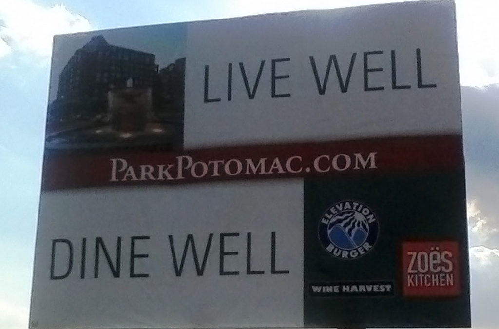 Park Potomac Billboard Signage