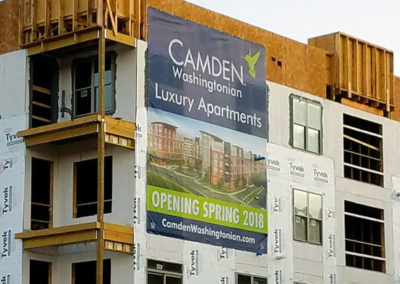 Temporary Banner for Camden Washingtonian Apartments