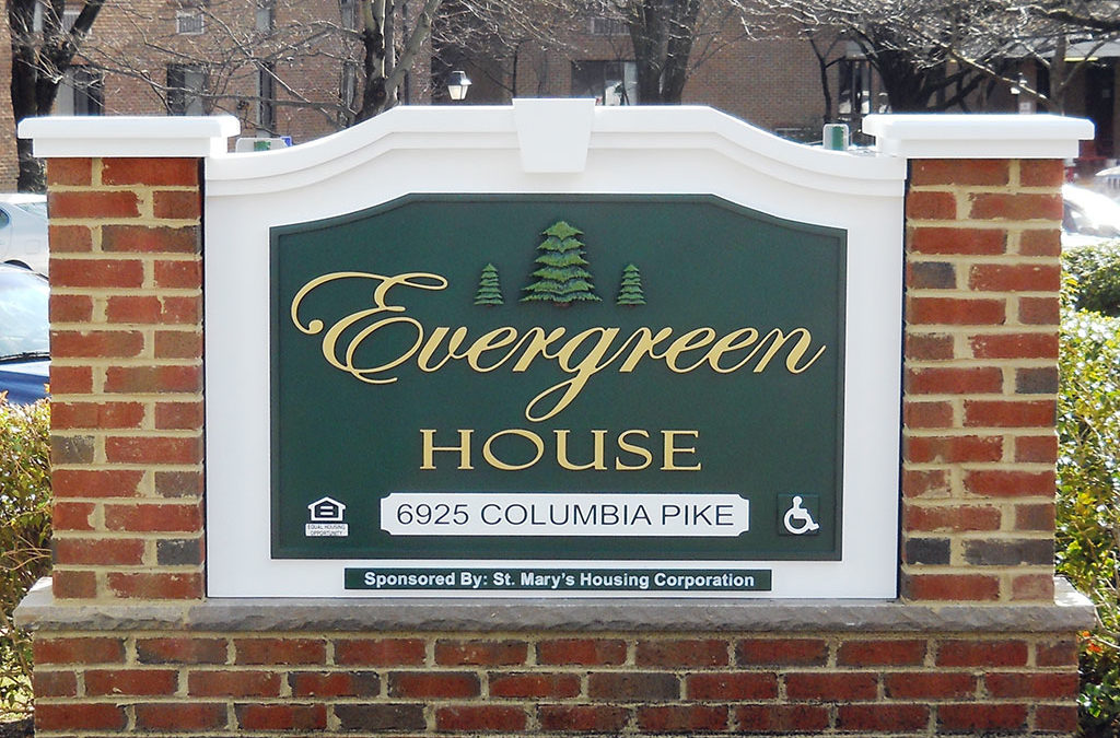 Evergreen House Monument Sign