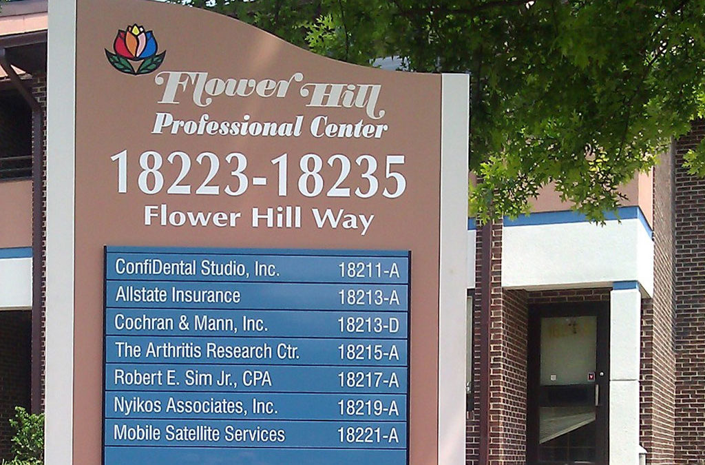 Flower Hill Directory Signs
