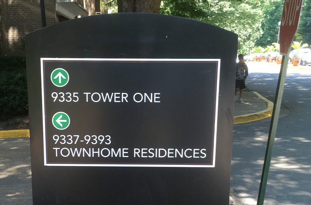 Circle Towers Directional Signage