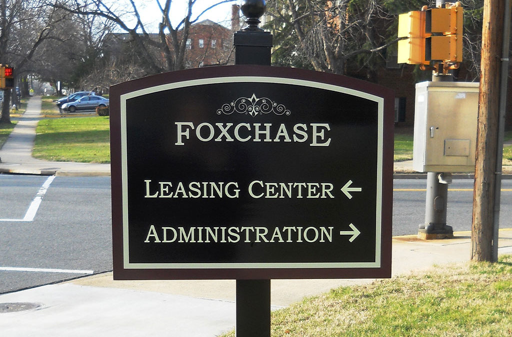 Foxchase Apartments Directional Signage