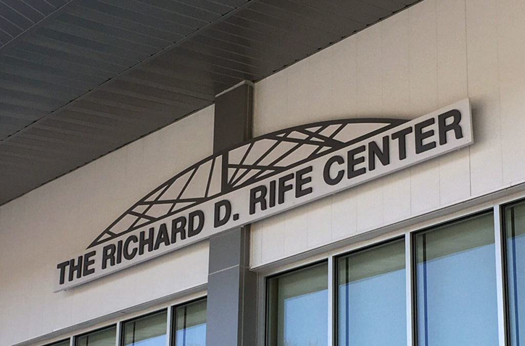 Richard D. Rife Center Facade Sign