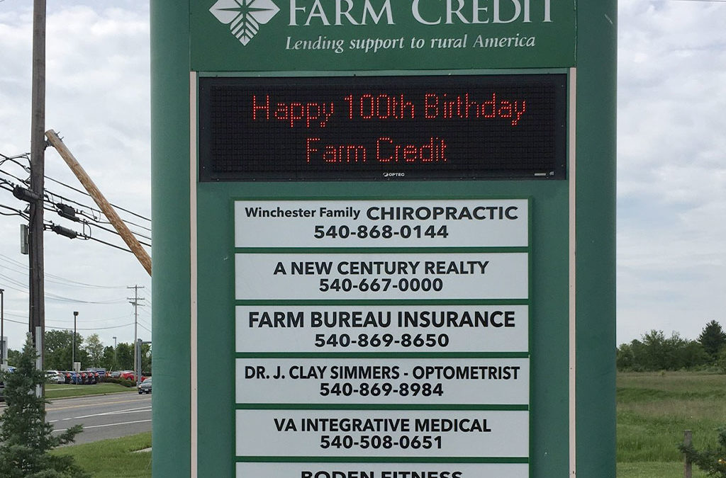 Farm Credit Digital Electric Sign