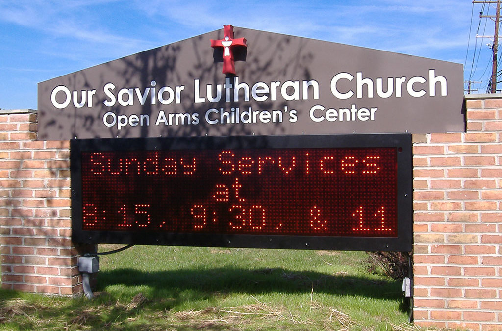 A Prominent Electronic Monument Sign