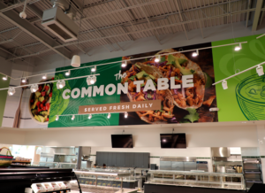 common market acrylic signage