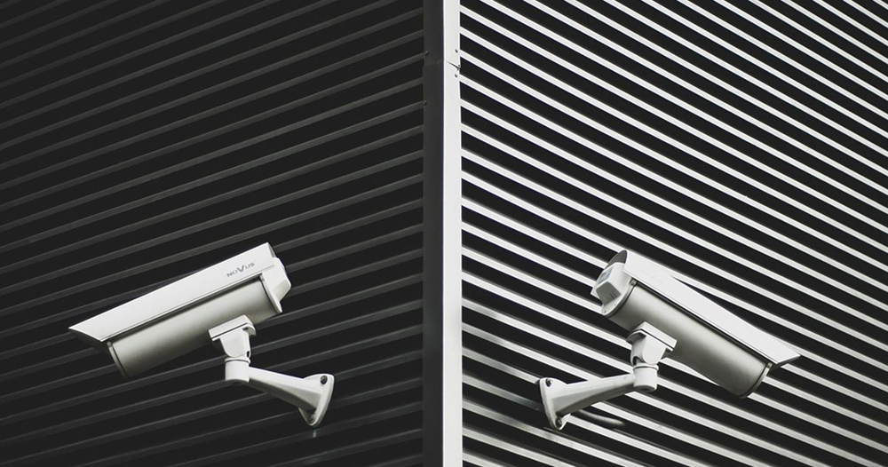 security cameras outside a building