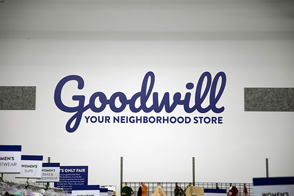 goodwill retail sign